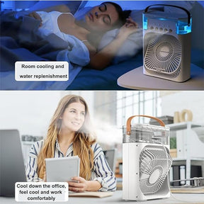 Cooling Fan With Icevمروحة تبريد بالثلج🔥last day sale 50% off