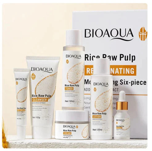 Last day sale 50%off 🔥Radiant Beauty Bioaqua Facial Care Set With Rice Water 6in1