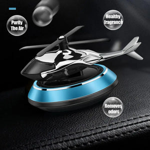 Metal Solar Helicopter Car Air Freshener