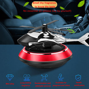 Metal Solar Helicopter Car Air Freshener